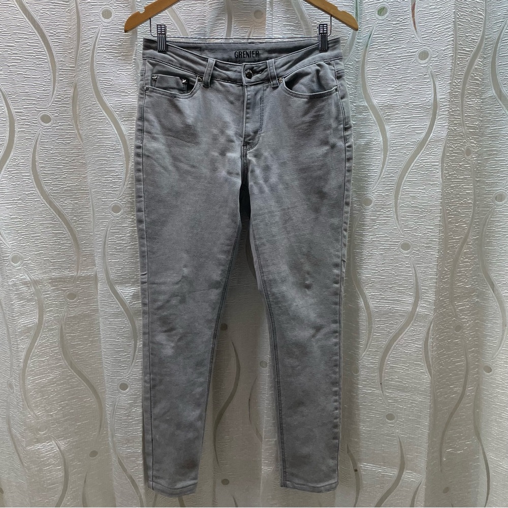 Grenier Skinny Jeans Womens 5 Grey  Star Pocket G25VDEN00011